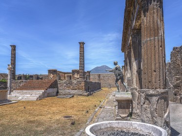 Temple of Apollo + Vesuvius