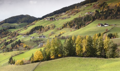 Funes Valley in Autumn