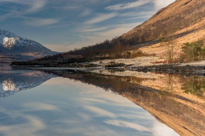 Loch Etive Reflections Scotland by Rob Hackett