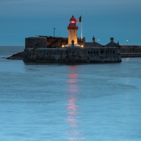 East Pier Lighthouse, Dun Laoghaire, twilight