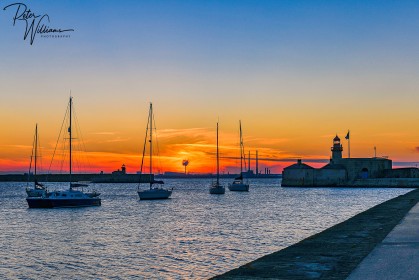 "Sunset" -  Dun Laoire Harbour