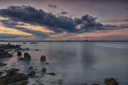 Moody  Sunset. - Dublin Bay