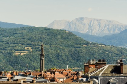 From the rooftops of Grenoble, France