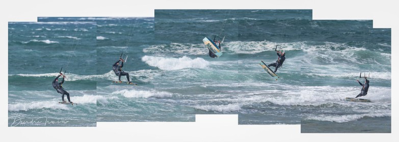 Kite surfer, County Mayo Wild Atlantic storm West of Ireland