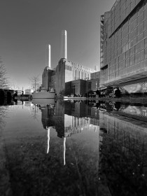 Battersea Power Station reflection