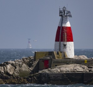 Muglins Rock, Kish Lighthouse beyond