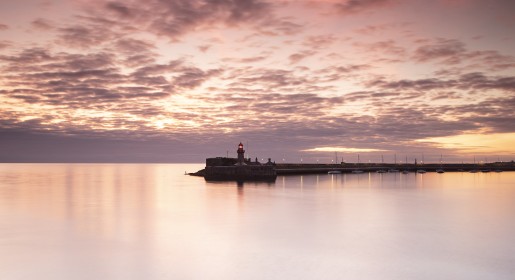 Red Morning at Dunlaoighre Piers
