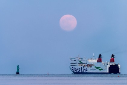 Stena leaving Dublin Port
