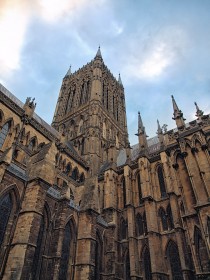 The central tower of Lincoln Cathedral