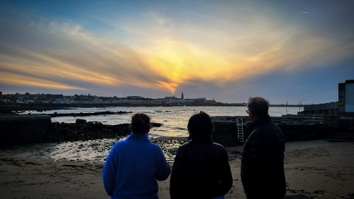 A beautiful sunset after a long hard day 💕