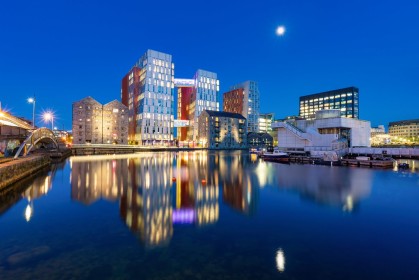 Blue Hour Dublin Docklands