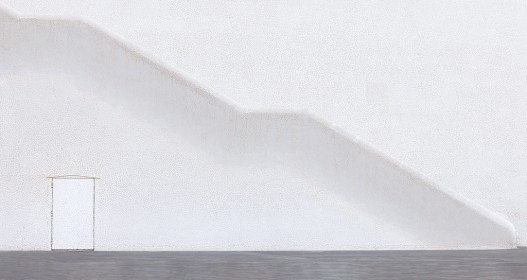 Door and stairs