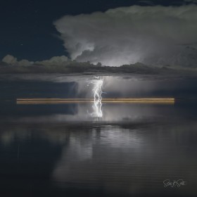 Lightening on the Uyuni Salt Flats
