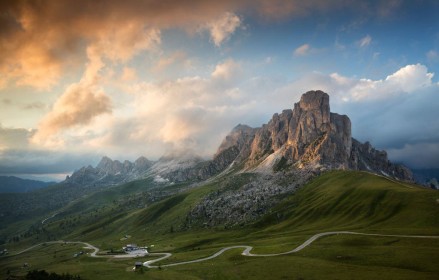 1st - Passo Gaio Sunset by Kevin Grace