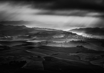 1st - Storm over Tuscany by George Balmer