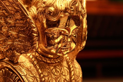 Golden Cherub in Grand Lodge Room by John Brew