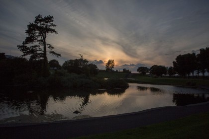 Evening Descends at Blackrock Park by Wendy Hannan