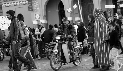 1st: Rush Hour in Marrakech by Liz Roulston