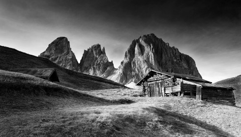 1st: Sassolungo Huts by Kevin Grace
