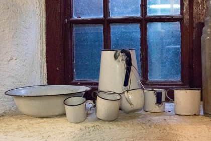 Mugs on the Windowsill by Pearl Walsh