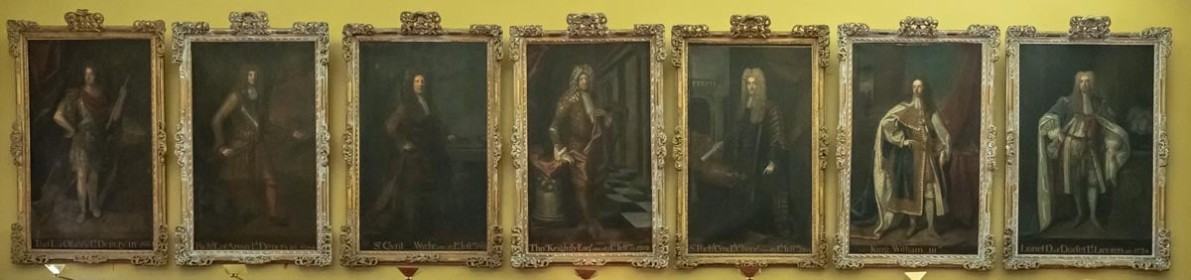 Portraits in Dining Hall by Jean Hartin