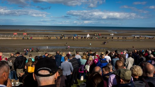 Autumn sunshine brought out the crowds at the 2018 beach races in Laytown by John Coveney