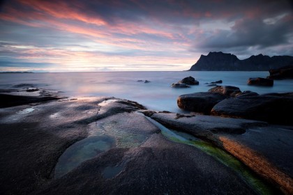 Highly Commended: Lofoten Sunset by Kevin Grace