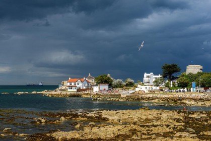 1st: Contrasting Light over Sandycove by Peter Williams