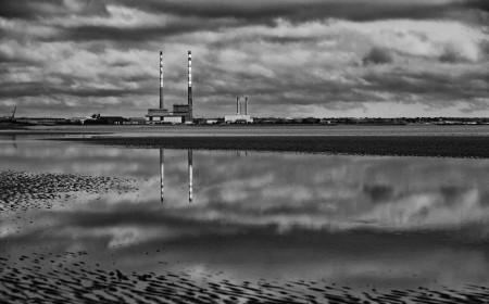 Chimneys in the Puddle by Gerry Donovan