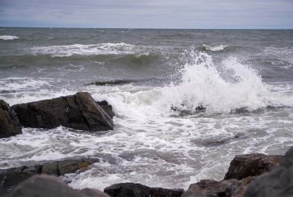 Skerries Wave by Marie Neville