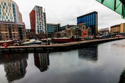 Grand Canal Dock Skyline by Pat Divilly
