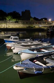 Bullock Harbour Boats and Castle by Paul O'Callaghan