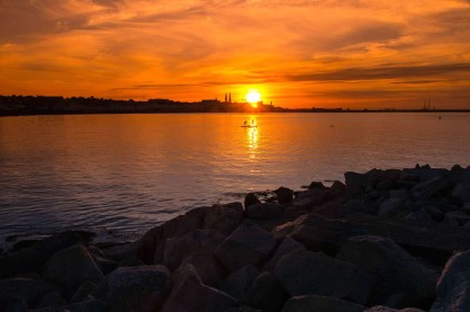 Sandycove Sunset by John McComish