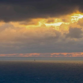 Sunrise over The Kish Lighthouse by Gerard Halpin