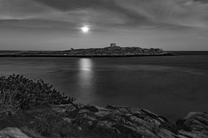 Dalkey Island Sound, Moonlight by Paul O'Callaghan