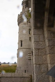 Tower in the rain by Derek Lindsay