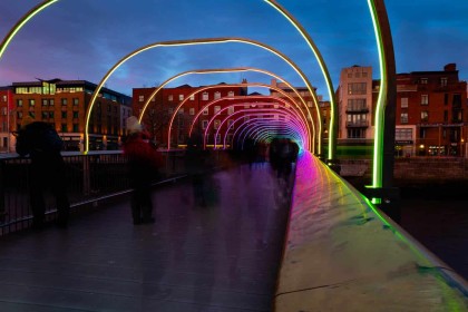 Millennium Bridge Ghosts by Eithne O'Leary