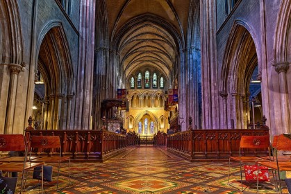 St Patrick's Cathredal Interior by Jean Clarke