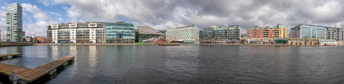 Grand Canal Dock Panorama by Enda Magee