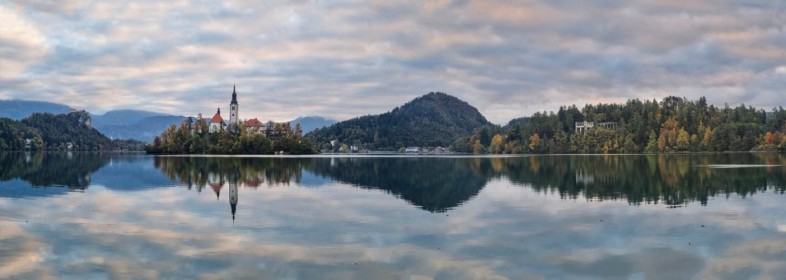 Slovenia, Lake Bled at Sunrise by Niamh McGreen