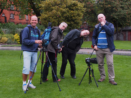 From left, Neil Wilson, John Wiles, Matt O’Brien and Robert Hackett. David Whitaker was unable to make this shoot. Credit to Phil Tung for capturing the moment.