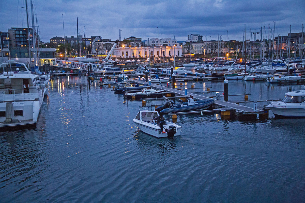 Dun Laoghaire Club Outing Sunset At Dun Laoghaire Offshoot.