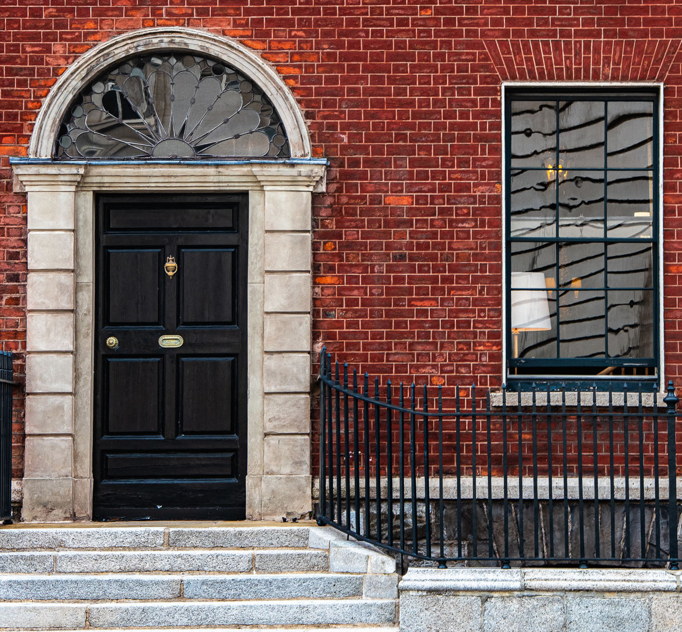 Reflections On The Georgian Windows by Mary Mcloughlin
